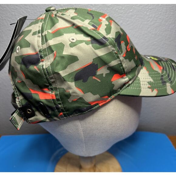Nike Hat Cap Strap Back Green Camo Swoosh Pickleball Baseball Heritage86 Mens - Picture 3 of 8
